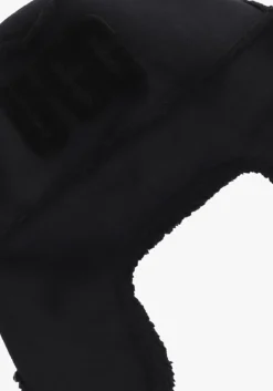 zwarte ugg muts bonded fleece trapper