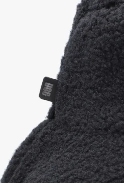 zwarte ugg muts uggfluff scalloped hat