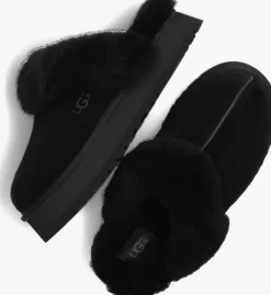 zwarte ugg pantoffels w disquette