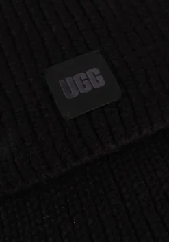zwarte ugg sjaal chunky rib scarf