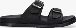 zwarte ugg slippers m wainscott buckle slide