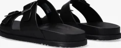 zwarte ugg slippers m wainscott buckle slide