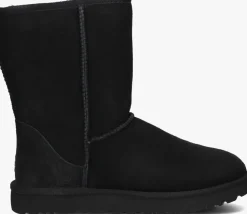 zwarte ugg vachtlaarzen classic short ii