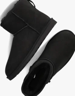 zwarte ugg vachtlaarzen m classic mini