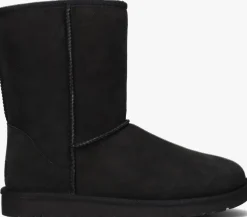 zwarte ugg vachtlaarzen m classic short