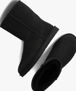 zwarte ugg vachtlaarzen m classic short
