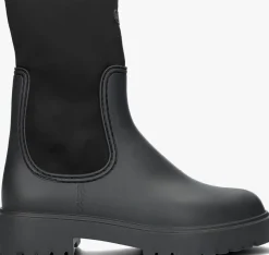 zwarte unisa enkelboots fluor