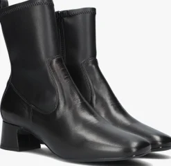 zwarte unisa enkellaarsjes lemico