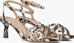 zwarte unisa sandalen met hak nombu