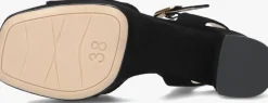 zwarte unisa sandalen met hak ney