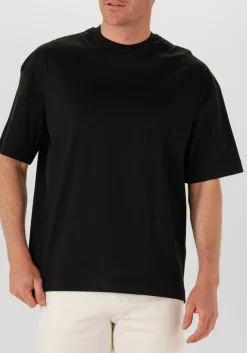 zwarte valenza t-shirt 1026 interlock supima oversized t shirt
