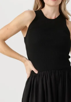 zwarte vanessa bruno maxi jurk ennaya