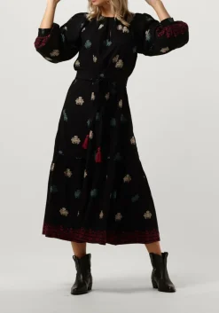 zwarte vanessa bruno midi jurk arabelle