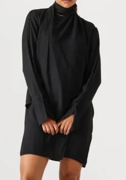 zwarte vanessa bruno mini jurk ferielle dress