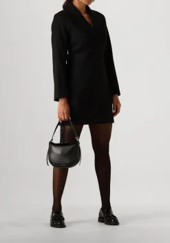 zwarte vanessa bruno schoudertas mini daily bag