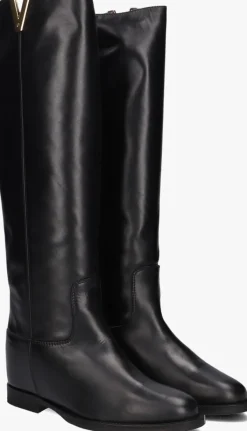 zwarte via roma 15 laarzen santa monica 2568