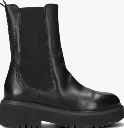 zwarte via vai chelsea boots ziva rush