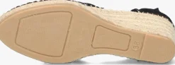 zwarte via vai espadrilles flora braid