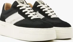 zwarte via vai lage sneakers isa lou