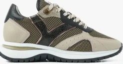 zwarte via vai lage sneakers usher elliot