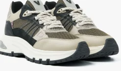 zwarte via vai lage sneakers liz dae