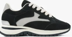 zwarte via vai lage sneakers usher riggs