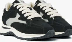 zwarte via vai lage sneakers usher riggs