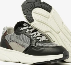 zwarte via vai lage sneakers vic celia