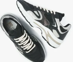 zwarte via vai lage sneakers vesper due