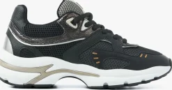 zwarte via vai lage sneakers vesper kelsey