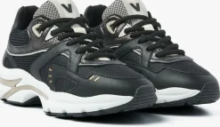 zwarte via vai lage sneakers vesper kelsey