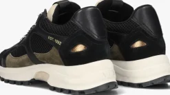 zwarte via vai lage sneakers danae reese