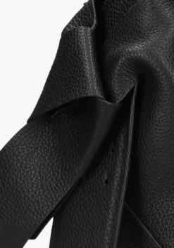 zwarte via vai schoudertas nodo fabi