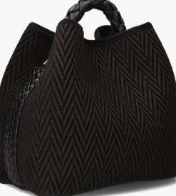 zwarte viamailbag schoudertas coral