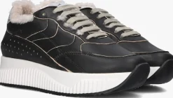 zwarte voile blanche lage sneakers lana fresh