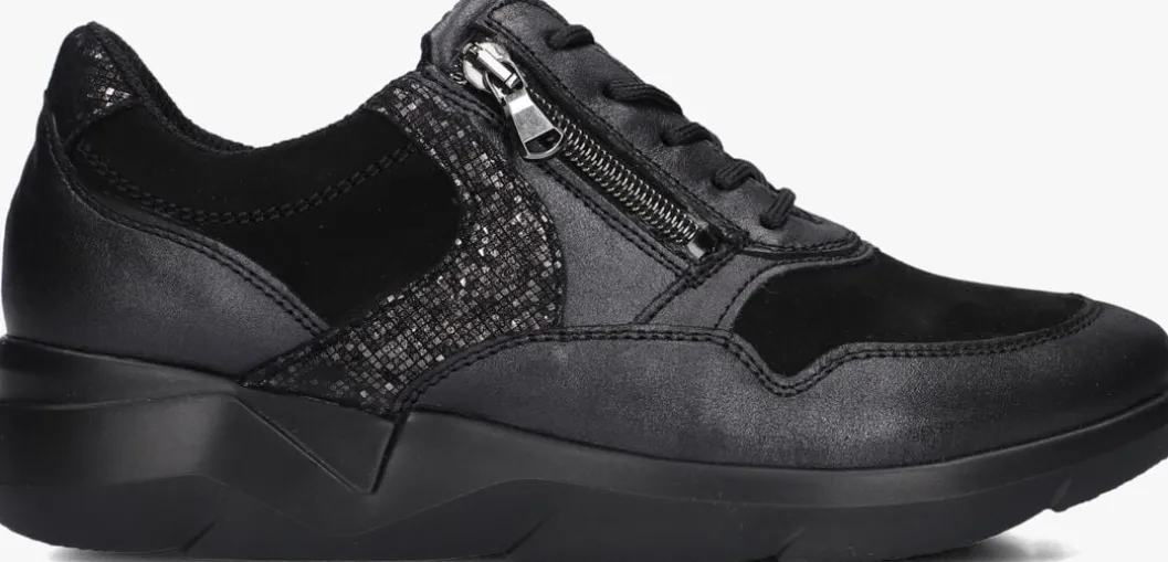 zwarte waldlaufer lage sneakers k funky