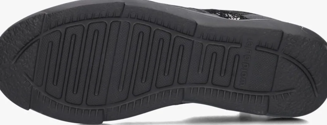 zwarte waldlaufer lage sneakers k funky