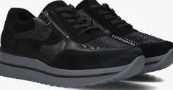 zwarte waldlaufer lage sneakers k luana