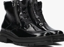 zwarte waldlaufer veterboots lak h rits booty