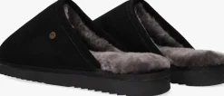 zwarte warmbat pantoffels classic unisex