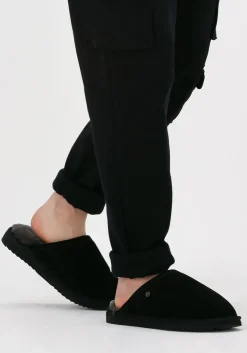 zwarte warmbat pantoffels classic unisex