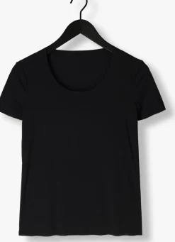 zwarte wolford top aurora pure top short sleeveless