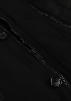 zwarte woolrich gewatteerde jas ramar arctic parka