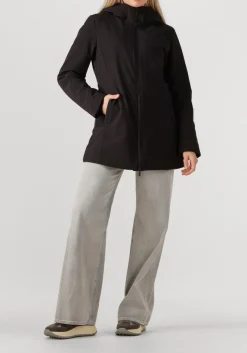 zwarte woolrich jack firth down parka