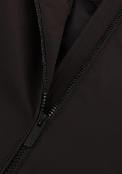 zwarte woolrich jack firth down parka